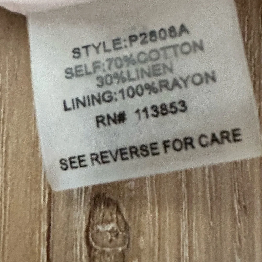 Sugarlips Linen Jumpsuit S NWT - Picture 7 of 7